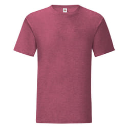 Fruit Of The Loom - T-shirt ICONIC - Hommes (Bordeaux chiné)