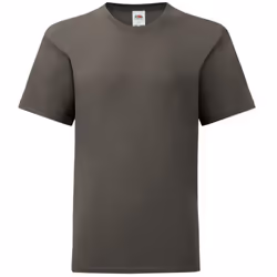 Fruit Of The Loom - T-shirt manches courtes ICONIC - Unisexe (Gris foncé)