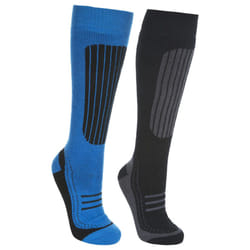 Trespass - Chaussettes de ski LANGDON - Homme (Noir/bleu)