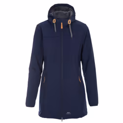 Trespass - Veste imperméable longue KRISTEN - Femme (Bleu marine)