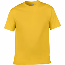 Gildan - T-shirt manches courtes - Homme (jaune)