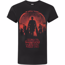 Star Wars: Rogue One - T-shirt - Homme (Noir / rouge)