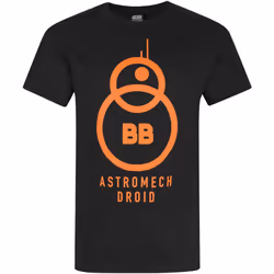 Star Wars: The Force Awakens - T-shirt ASTROMECH DROID - Homme (Noir)