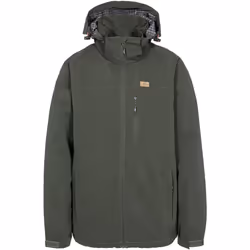 Trespass - Veste imperméable WEIR - Homme (Vert foncé)