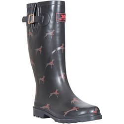 Trespass - Bottes de pluie SAMIRA - Femme (Noir/marron/rouge)
