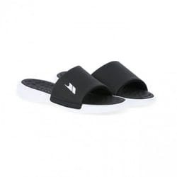 Trespass - Claquettes rembourrées SLIDE - Homme (Noir/blanc)