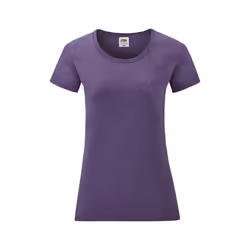 Fruit Of The Loom - T-shirt manches courtes - Femme (Violet chiné)