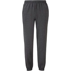 Fruit Of The Loom - Pantalon de jogging - Homme (Gris foncé chiné)