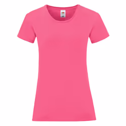 Fruit Of The Loom - T-shirt manches courtes ICONIC - Femme (Rose)