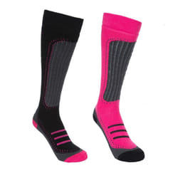 Trespass - Chaussettes de ski JANUS - Femme (Rose foncé/noir)