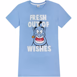 Aladdin - Chemise de nuit FRESH OUT OF WISHES - Femme (Bleu)