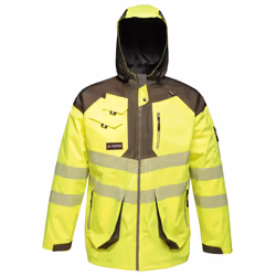 Regatta - Veste imperméable réfléchissante - Homme (Jaune/gris)