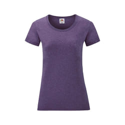 Fruit Of The Loom - T-shirt manches courtes - Femme (Violet chiné)