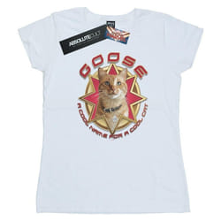 Marvel - T-shirt COOL CAT - Femme (Blanc)