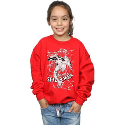 Marvel - Sweat WEB CRAWLER - Fille (Rouge)