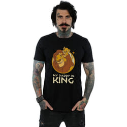 Disney - T-shirt THE LION KING MY DADDY IS KING - Homme (Noir)