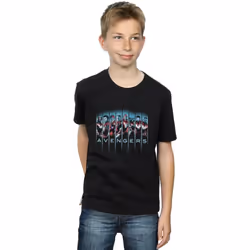 Marvel - T-shirt AVENGERS ENDGAME ASSEMBLE - Garçon (Noir)