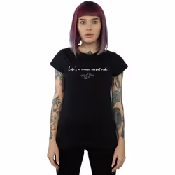 Disney - T-shirt LIFE'S A MAGIC CARPET RIDE - Femme (Noir)