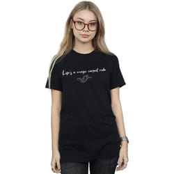 Disney - T-shirt LIFE'S A MAGIC CARPET RIDE - Femme (Noir)