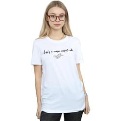 Disney - T-shirt LIFE'S A MAGIC CARPET RIDE - Femme (Blanc)
