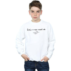 Disney - Sweat LIFE'S A MAGIC CARPET RIDE - Garçon (Blanc)