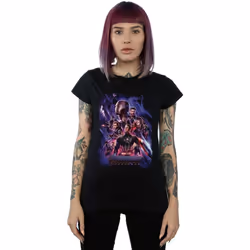 Marvel - T-shirt AVENGERS ENDGAME - Femme (Noir)