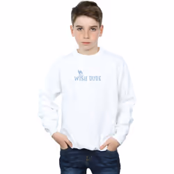 Disney - Sweat WISH DUDE - Garçon (Blanc)