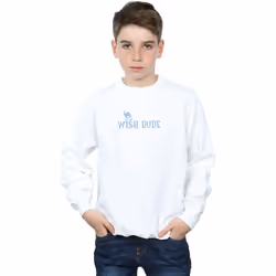 Disney - Sweat WISH DUDE - Garçon (Blanc)