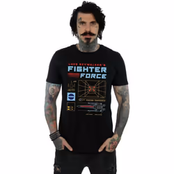 Star Wars - T-shirt FIGHTER FORCE - Homme (Noir)