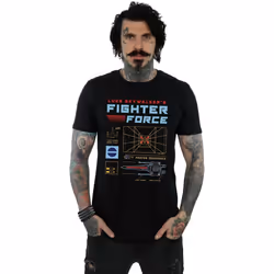 Star Wars - T-shirt FIGHTER FORCE - Homme (Noir)