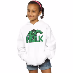 Marvel - Sweat à capuche - Fille (Blanc)