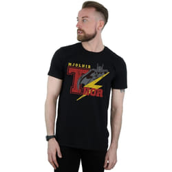 Marvel - T-shirt MJOLNIR - Homme (Noir)
