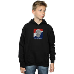 Marvel - Sweat à capuche SUPERHERO SPORTS - Garçon (Noir)