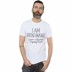 Marvel - T-shirt AM IRON FIST MAN - Homme (Blanc)