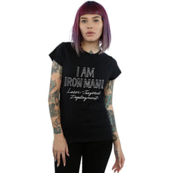 Marvel - T-shirt AM IRON FIST MAN - Femme (Noir)