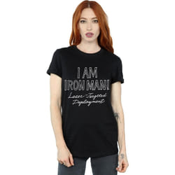 Marvel - T-shirt AM IRON FIST MAN - Femme (Noir)