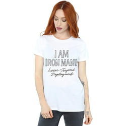 Marvel - T-shirt AM IRON FIST MAN - Femme (Blanc)