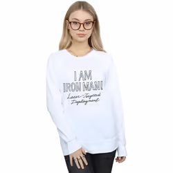 Marvel - Sweat AM IRON FIST MAN - Femme (Blanc)