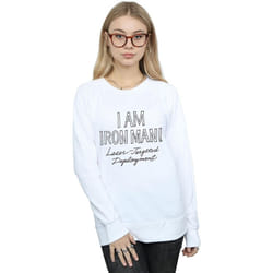 Marvel - Sweat AM IRON FIST MAN - Femme (Blanc)