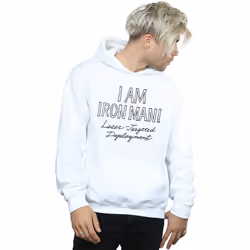 Marvel - Sweat à capuche AM IRON FIST MAN - Homme (Blanc)