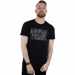 Marvel - T-shirt WAKANDA FOREVER - Homme (Noir)