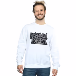 Marvel - Sweat WAKANDA FOREVER - Homme (Blanc)