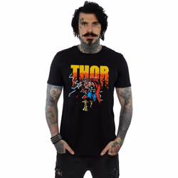 Marvel - T-shirt - Homme (Noir)