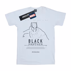 Marvel - T-shirt LONG LIVE THE KING - Homme (Blanc)