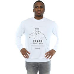 Marvel - Sweat LONG LIVE THE KING - Homme (Blanc)