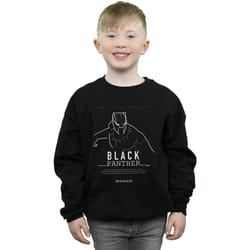 Marvel - Sweat LONG LIVE THE KING - Garçon (Noir)
