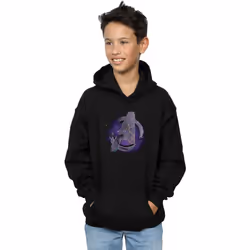Marvel - Sweat à capuche AVENGERS ENDGAME SPACE - Garçon (Noir)