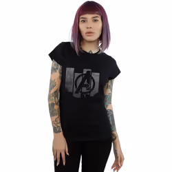 Marvel - T-shirt AVENGERS ENDGAME - Femme (Noir)