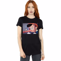 Disney - T-shirt - Femme (Noir)