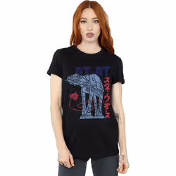 Star Wars - T-shirt AT-AT - Femme (Noir)